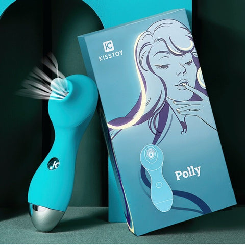 KISS TOY Polly Suction Vibrator - Blue