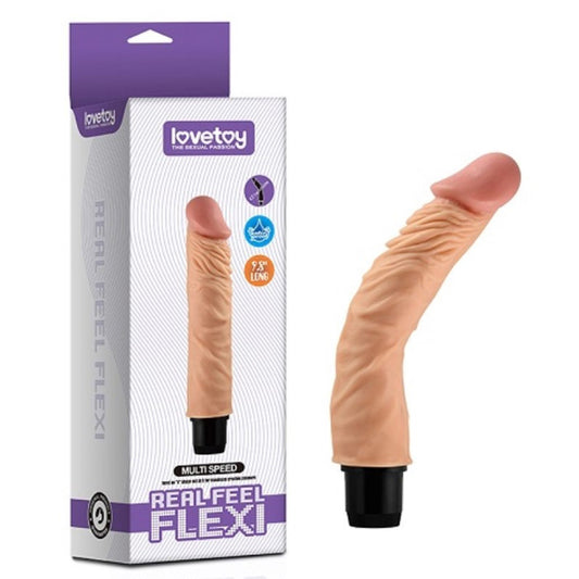 LOVETOY 9.5" Real Feel Flexi Realistic Dildo Vibrator