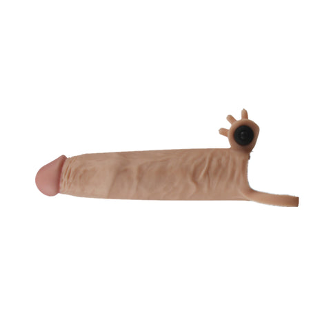 LOVETOY Pleasure X-Tender Penis Sleeve Vibrating Edition Add 2 inch