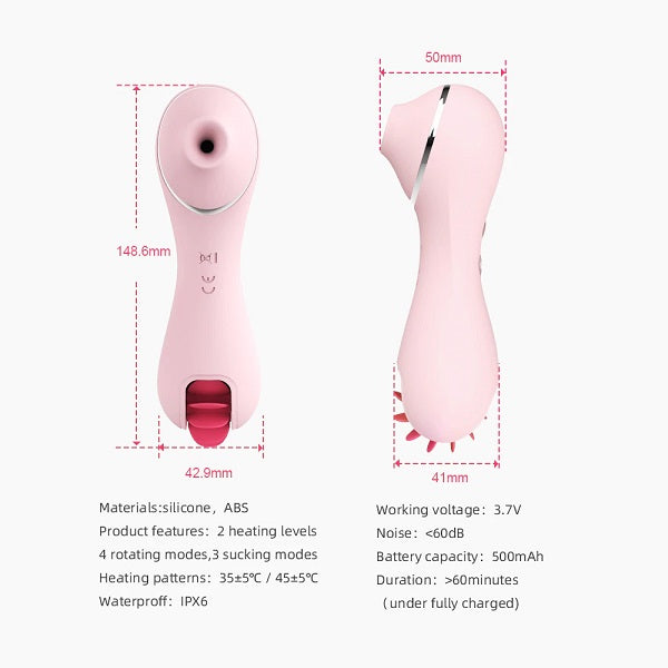 OTOUCH PET Clitoris Suction & Licking Vibrator - Automatic Heating