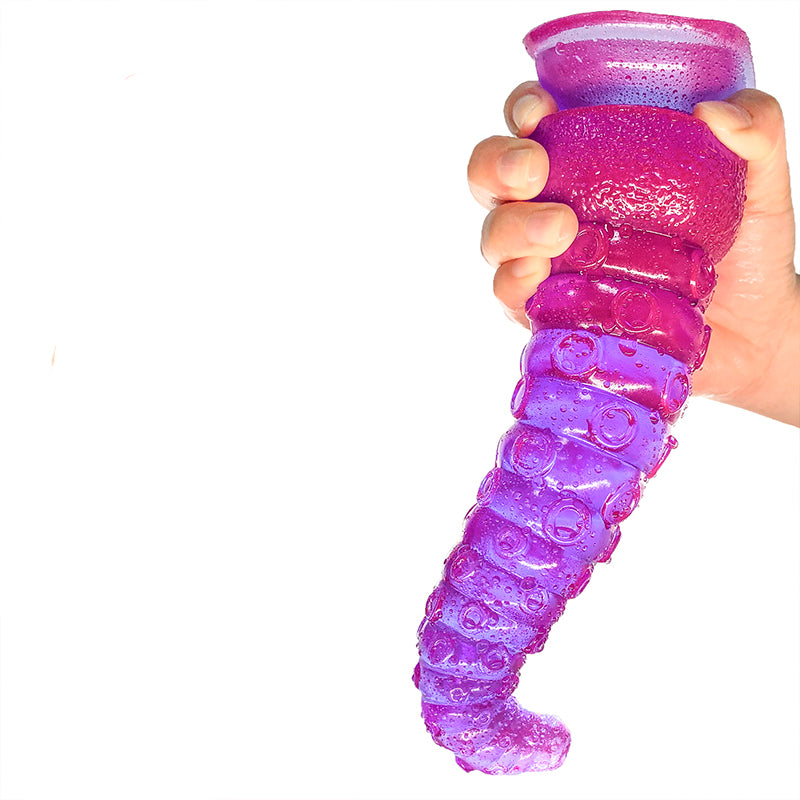 DY 8.9'' Realistic Octopus Tentacles Fantasy Dildo / Anal Plug - Purple