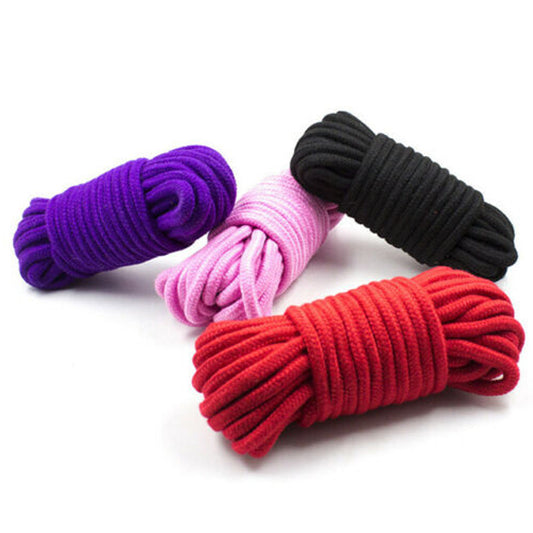 BDSM 10m Bondage Rope - Durable Purple Restraint for Fetish Play