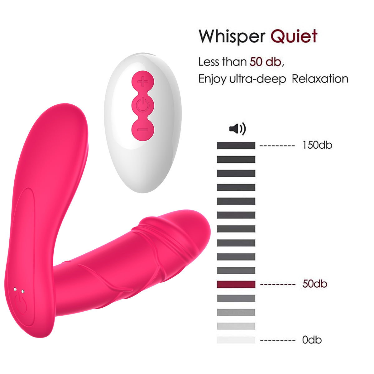 FOX DW Remote Control Wearable Vibrator / Magnetic Auto Thrusting