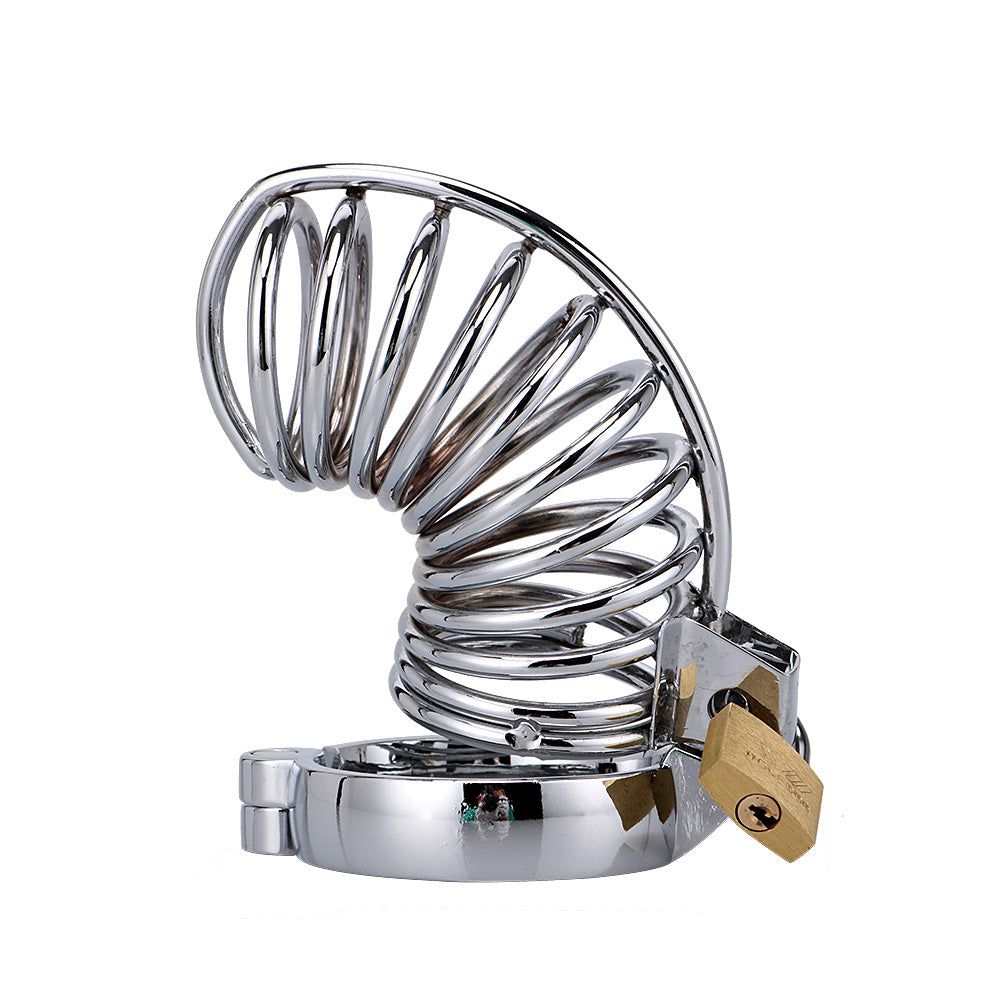 RY Metal Male Chastity Cage Penis Cage Cock Cage / 3 Ring Size