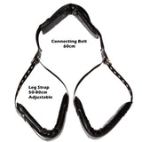 BDSM Leg Spreader Strap Restraint Bondage Kit - Open Leg Positioning