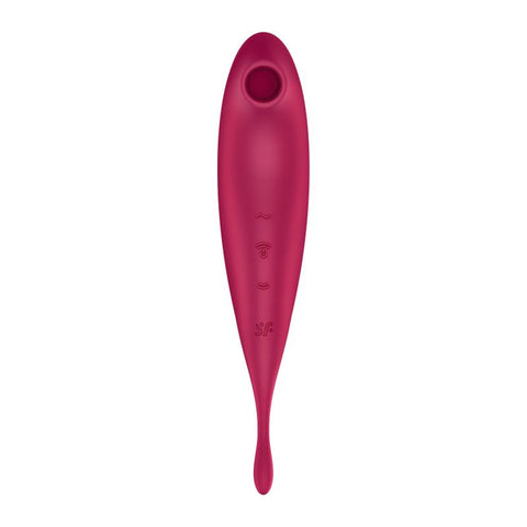 Satisfyer Twirling Pro Plus 2-in-1 App Controlled Clitoral Vibrator with Air Pulse Suction