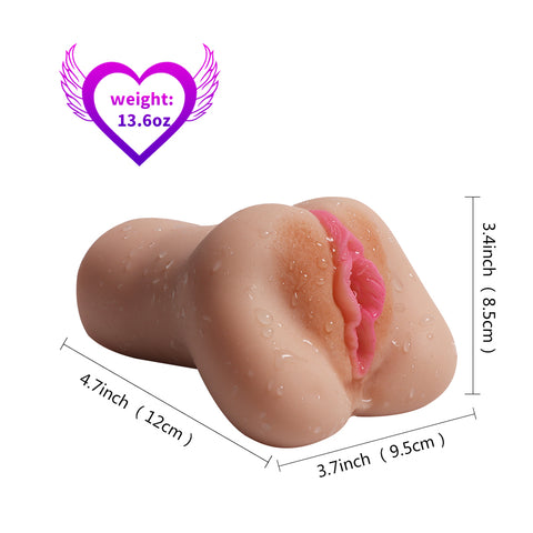 MD Realistic Silicone Pussy/Vagina Masturbator with Built-in Ring
