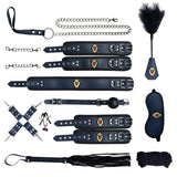 BDSM Cosplay 13 pcs Restraint Bondage Kit - Police