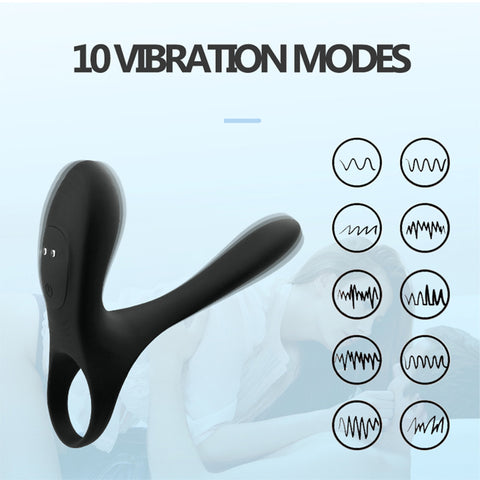 MOLE Remote Control Vibrating Cock Ring Couples Ring